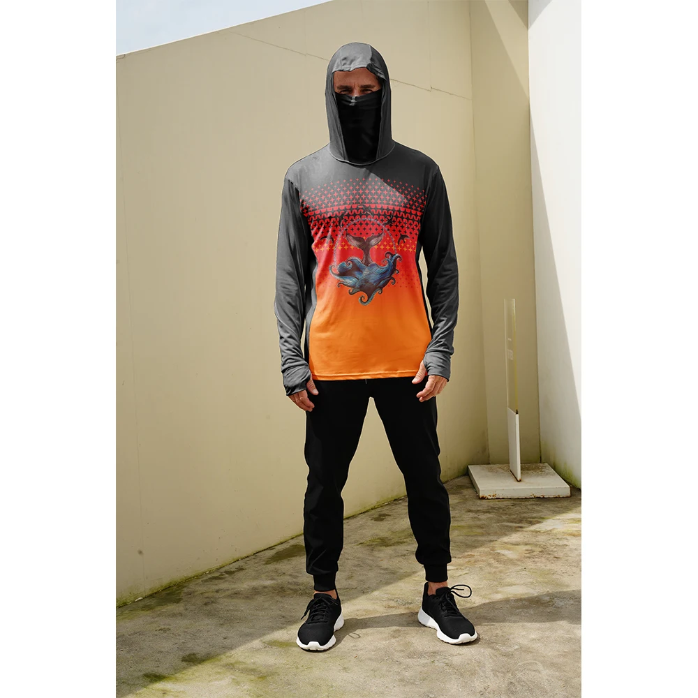 Summer Clothing Us - 남성용 낚시 셔츠 자외선 차단 후드