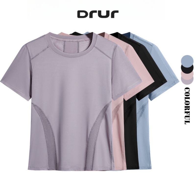 Summer Clothing Model - DRUR 여름 경량 러닝 티셔츠 여성용