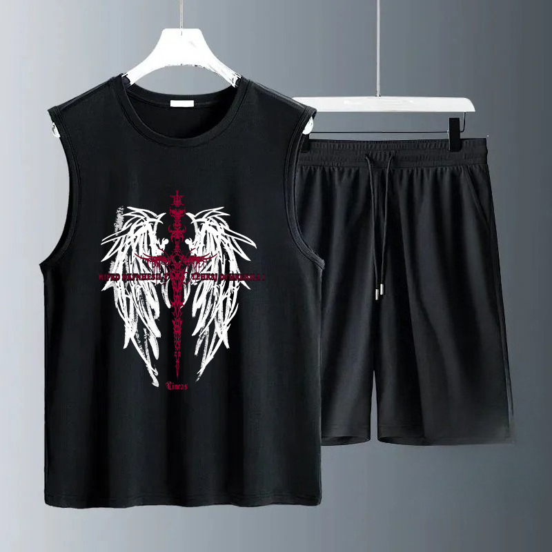 Summer Clothing Us - 남성용 탱크탑 세트 2026 여름 빠른