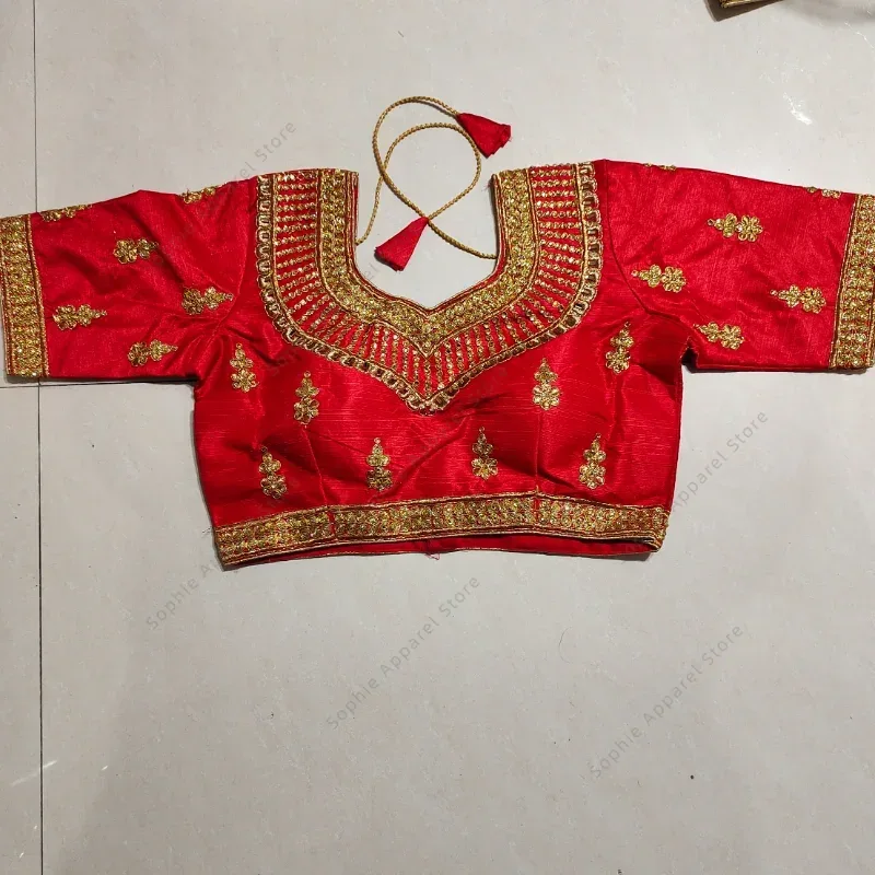 Summer Clothing Pakistan - 인도 전통 의류 사리 탑 여성