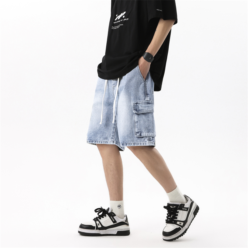 Summer Clothing Brands Men - 여름 남성 데님 반바지 레트로 패션