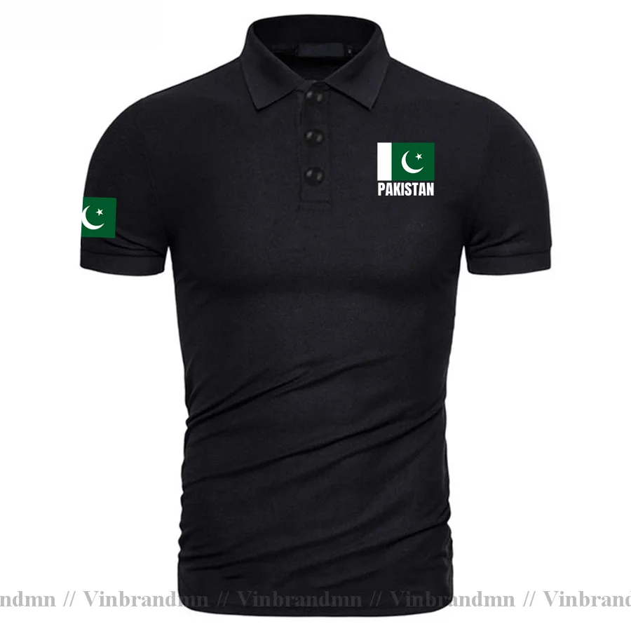 Summer Clothing Pakistan - 파키스탄 폴로 셔츠 파키스탄 국기 디자인