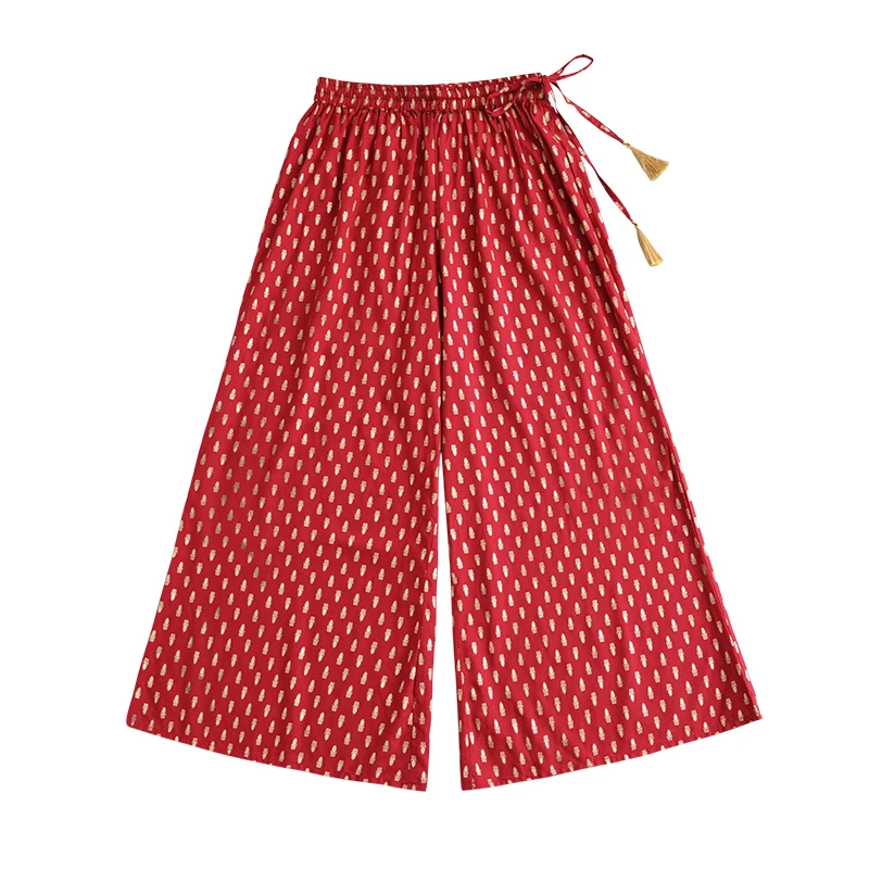 여성용 인도 에스닉 팬츠, 코튼 브론징 에스닉 스타일  - Summer Clothing Pakistan 리뷰 및 가격