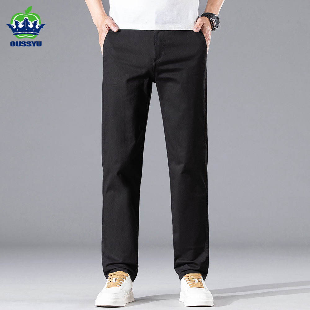 브랜드 의류 봄 여름 남성 캐주얼 97% 면 스트레이트 - Summer Clothing Brands Men 리뷰 및 가격