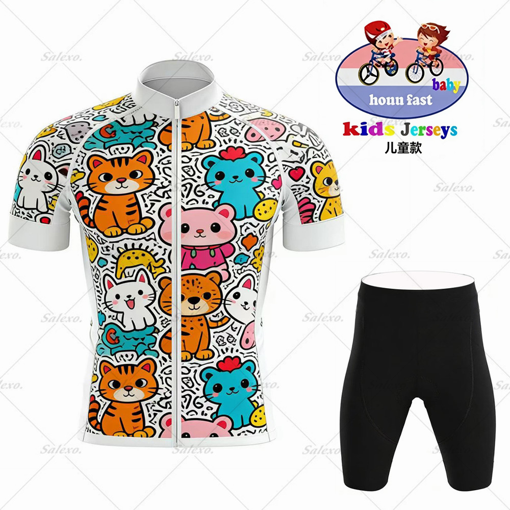 베이비 2026 어린이 사이클링 저지 세트 소년 소녀  - Summer Clothing Kids Sale 리뷰 및 가격