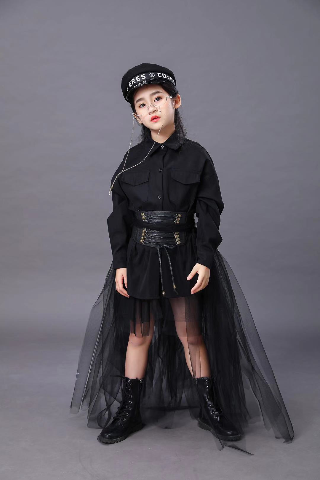 어린이 검은 양복 소녀 모델 경쟁 활주로 패션 Catw - Summer Clothing Model 리뷰 및 가격