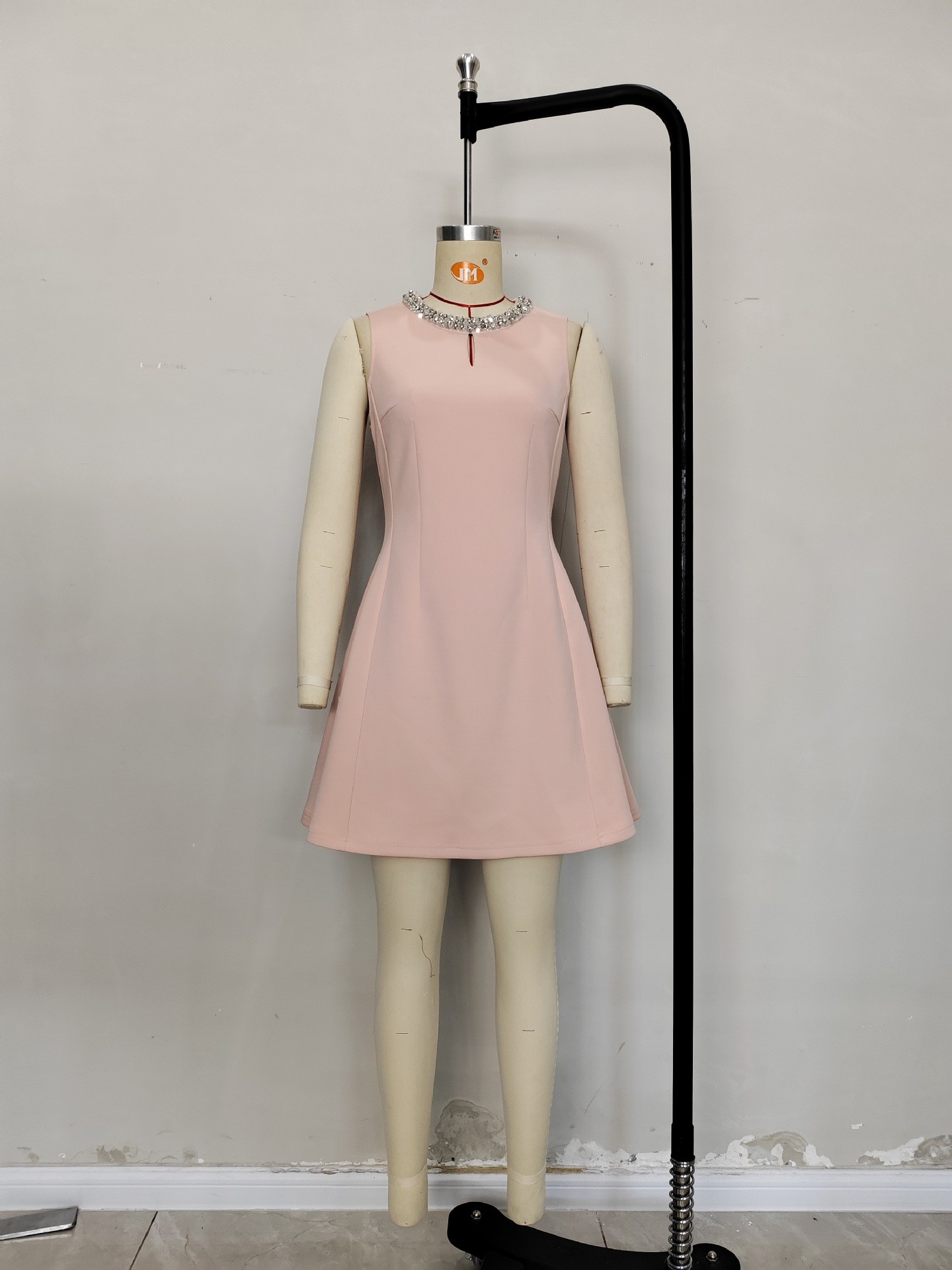 여름 여성 의류 민소매 비즈 스퀘어넥 숏 드레스 여성용 - Summer Clothing Pakistan 리뷰 및 가격