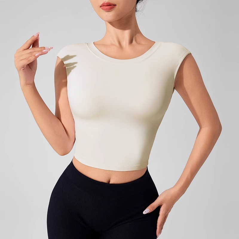 고정 가슴 패드가있는 여성용 등받이 피트니스 의류 아름 - Summer Clothing Model 리뷰 및 가격