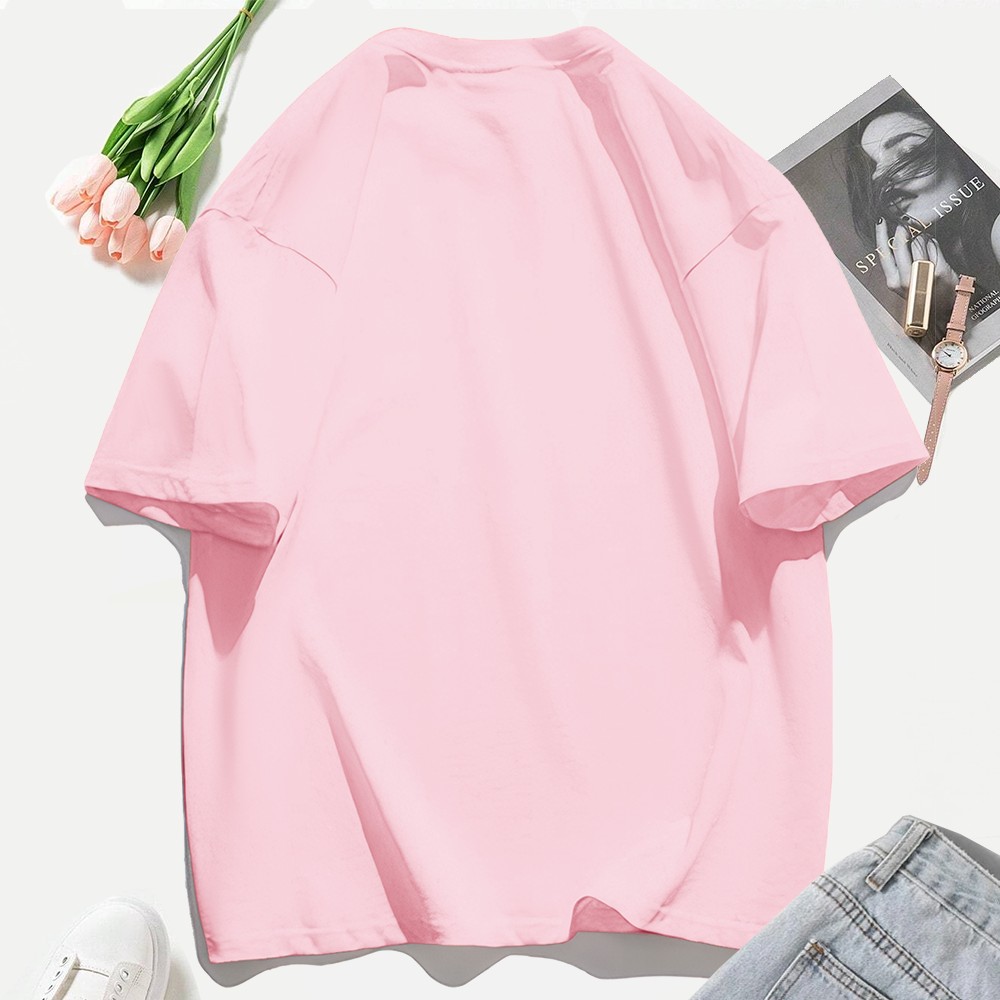 맞춤형 면 티셔츠 여성 여름 반팔 탑 DIY 로고/그래 - Summer Clothing Model 리뷰 및 가격
