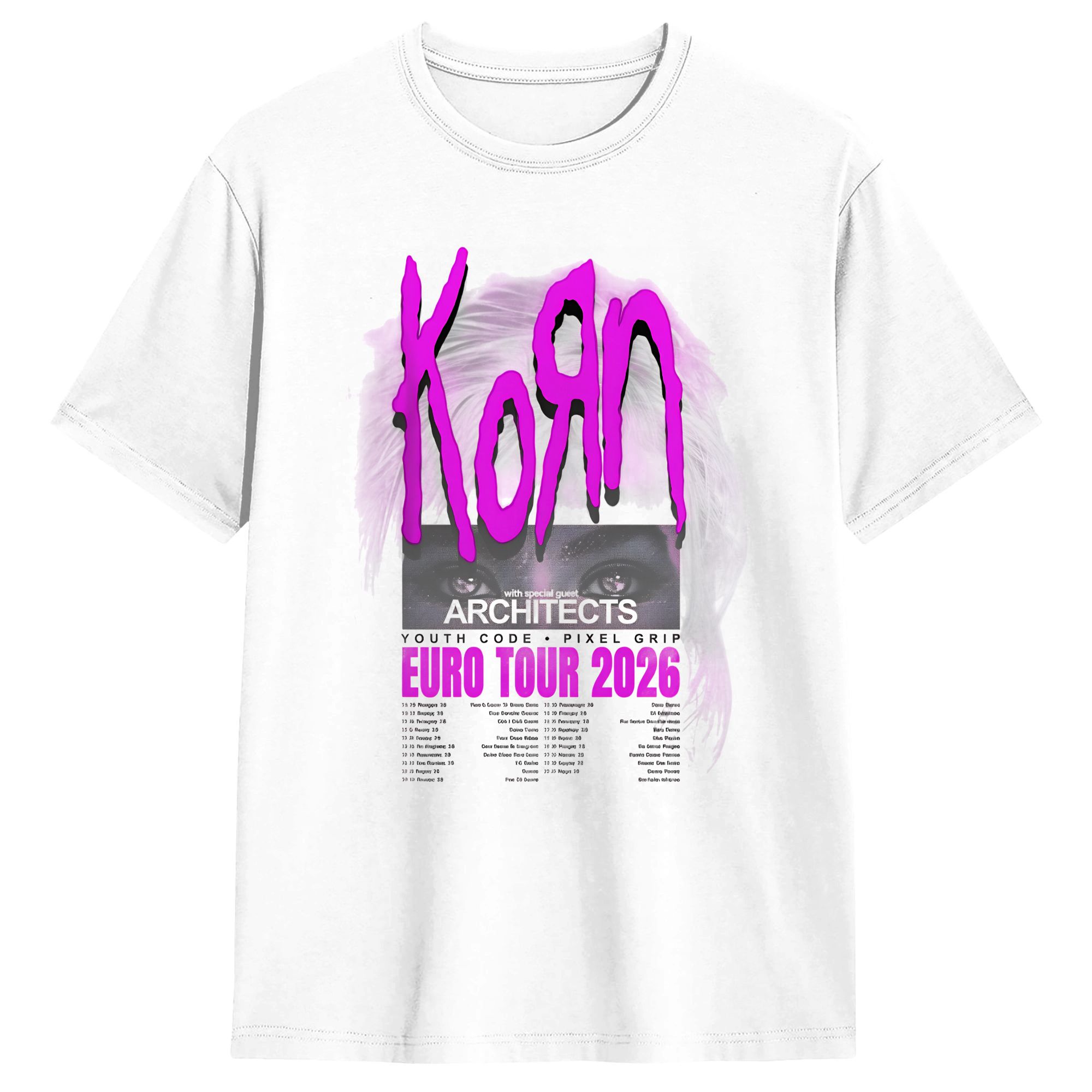 Korn 유럽 및 영국 투어 2026 티셔츠 비치 스트 - Summer Clothing Uk 리뷰 및 가격