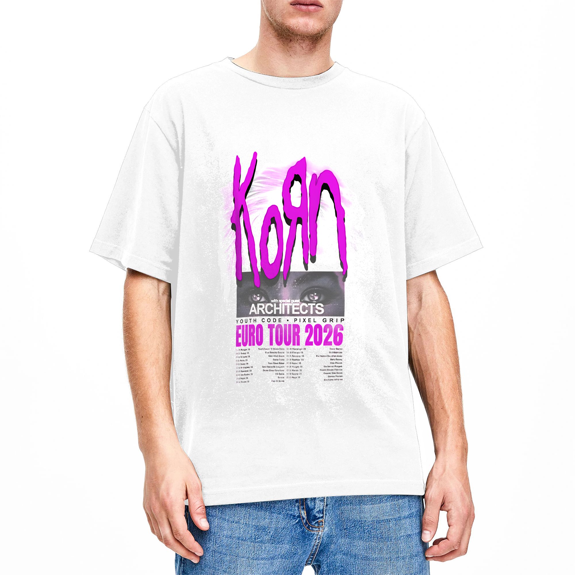 Korn 유럽 및 영국 투어 2026 티셔츠 비치 스트 - Summer Clothing Uk 리뷰 및 가격