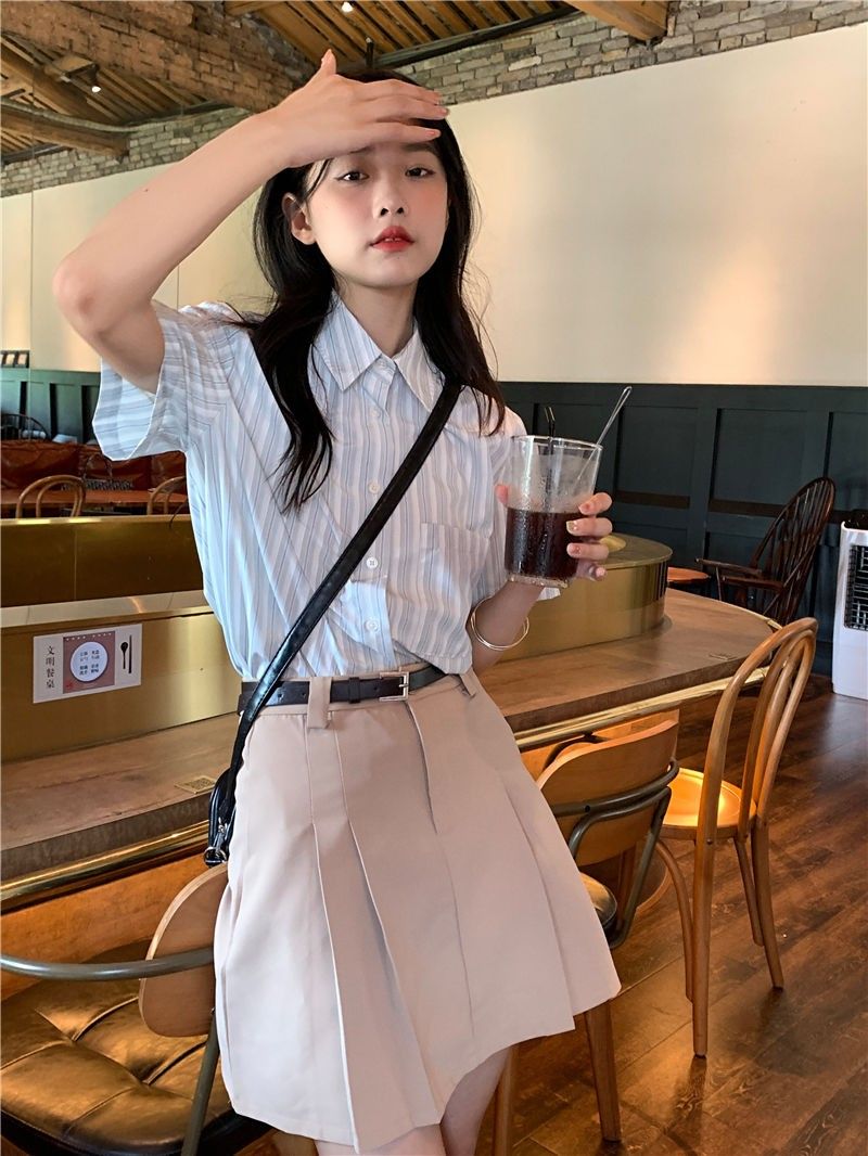 셔츠 여성 대나무 린넨 블렌드 만다린 칼라 크롭 핏 분 - Crop Blouse Linen 리뷰 및 가격
