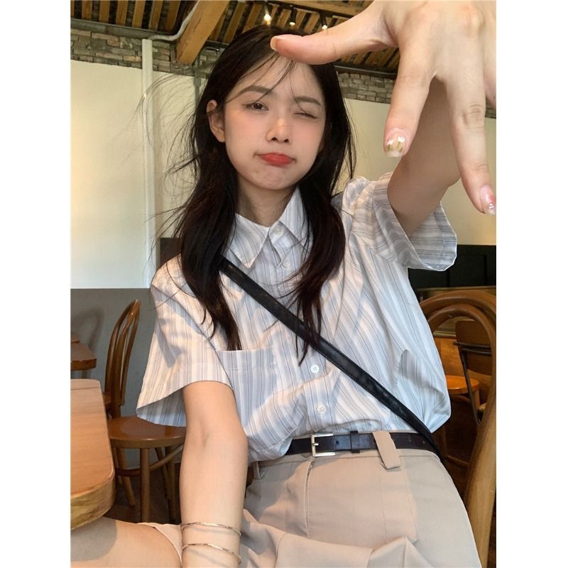 셔츠 여성 대나무 린넨 블렌드 만다린 칼라 크롭 핏 분 - Crop Blouse Linen 리뷰 및 가격