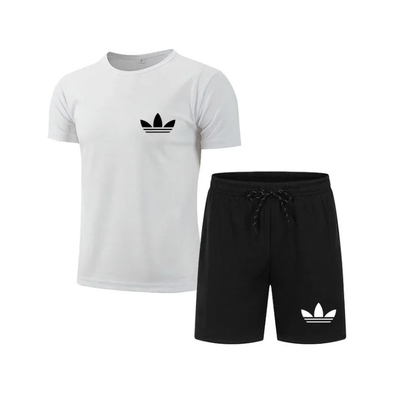 여름 신작 남성 브랜드 세트 패션 속건성 운동복 반팔  - Summer Clothing Brands Men 리뷰 및 가격