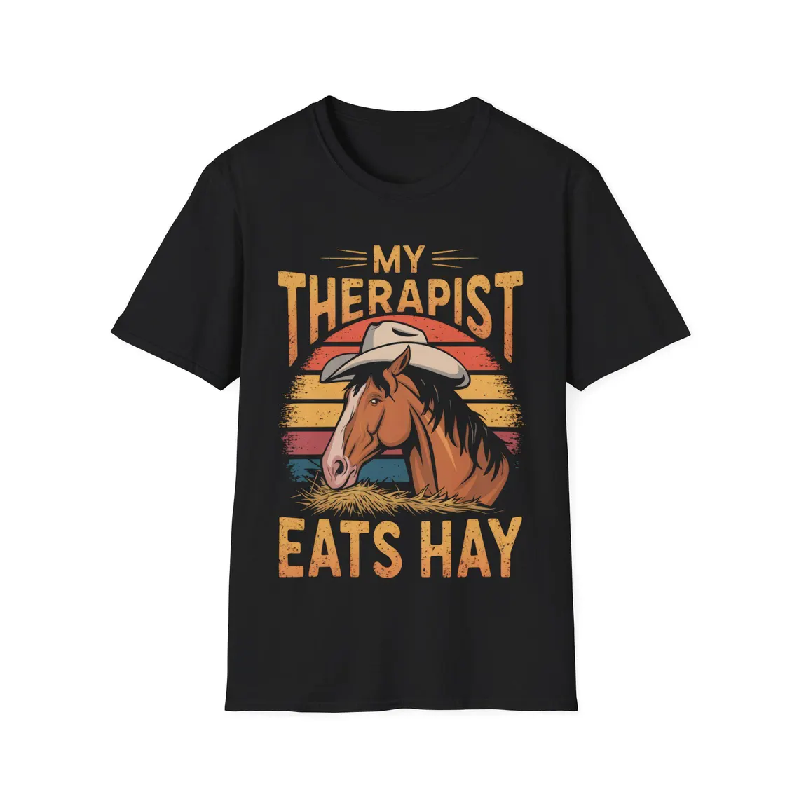 I'd Rather Be At The Barn 티셔츠  - Summer Equestrian Clothing 리뷰 및 가격