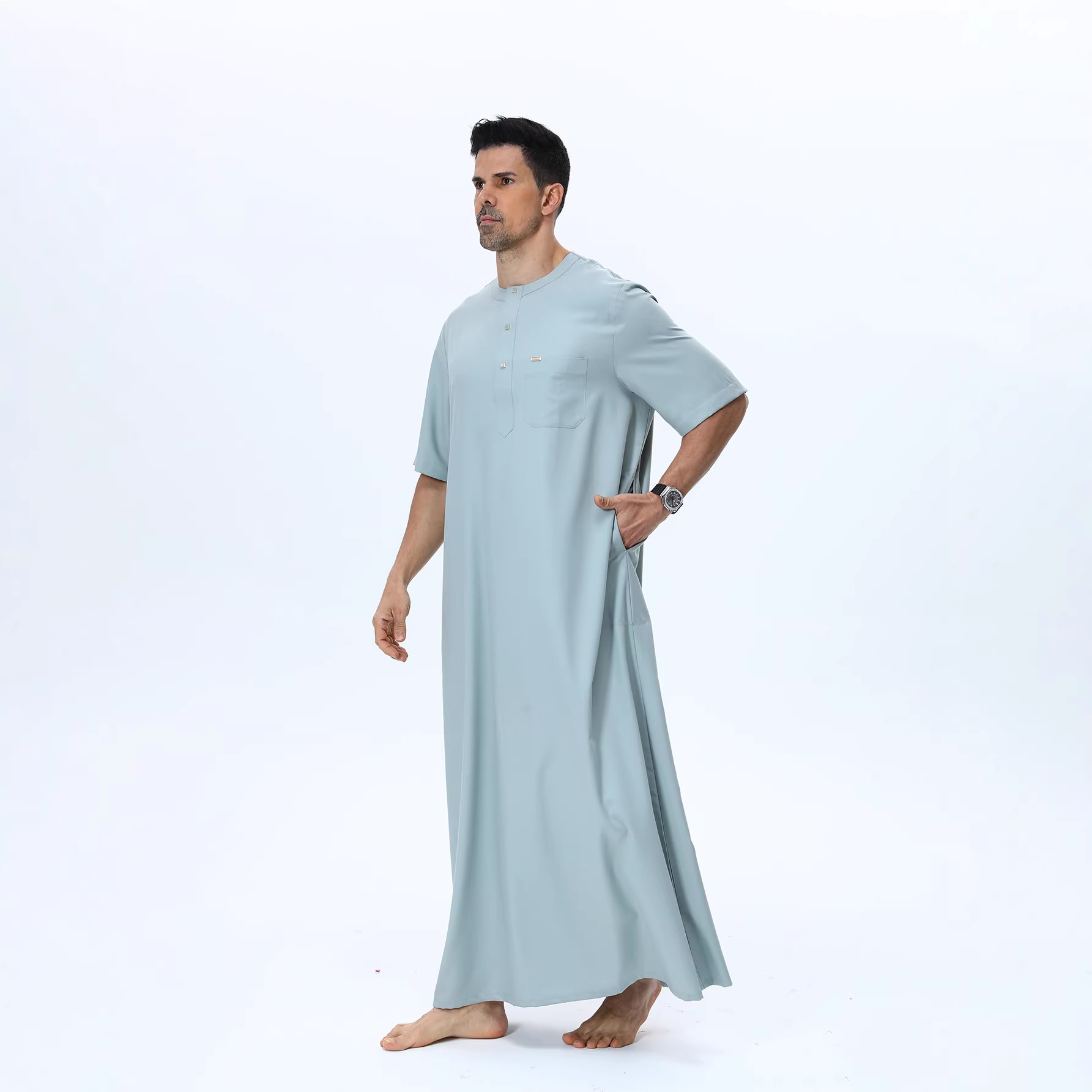 무슬림 남성 아바야 카프탄 파키스탄 사우디아라비아 젤라 - Summer Clothing Pakistan 리뷰 및 가격